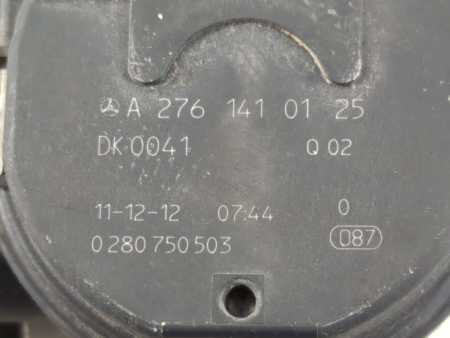 2012 Mercedes-Benz Ml250 Throttle Body P/N:A 276 141 01 25 0 280 750 503 Fits OEM Used Auto Parts - Oemusedautoparts1.com