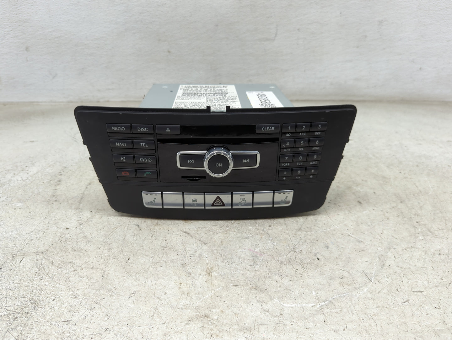 2012 Mercedes-Benz Ml350 Radio AM FM Cd Player Receiver Replacement P/N:A1669000204 A1669016301, A1729026003, 3AF787AA001 Fi