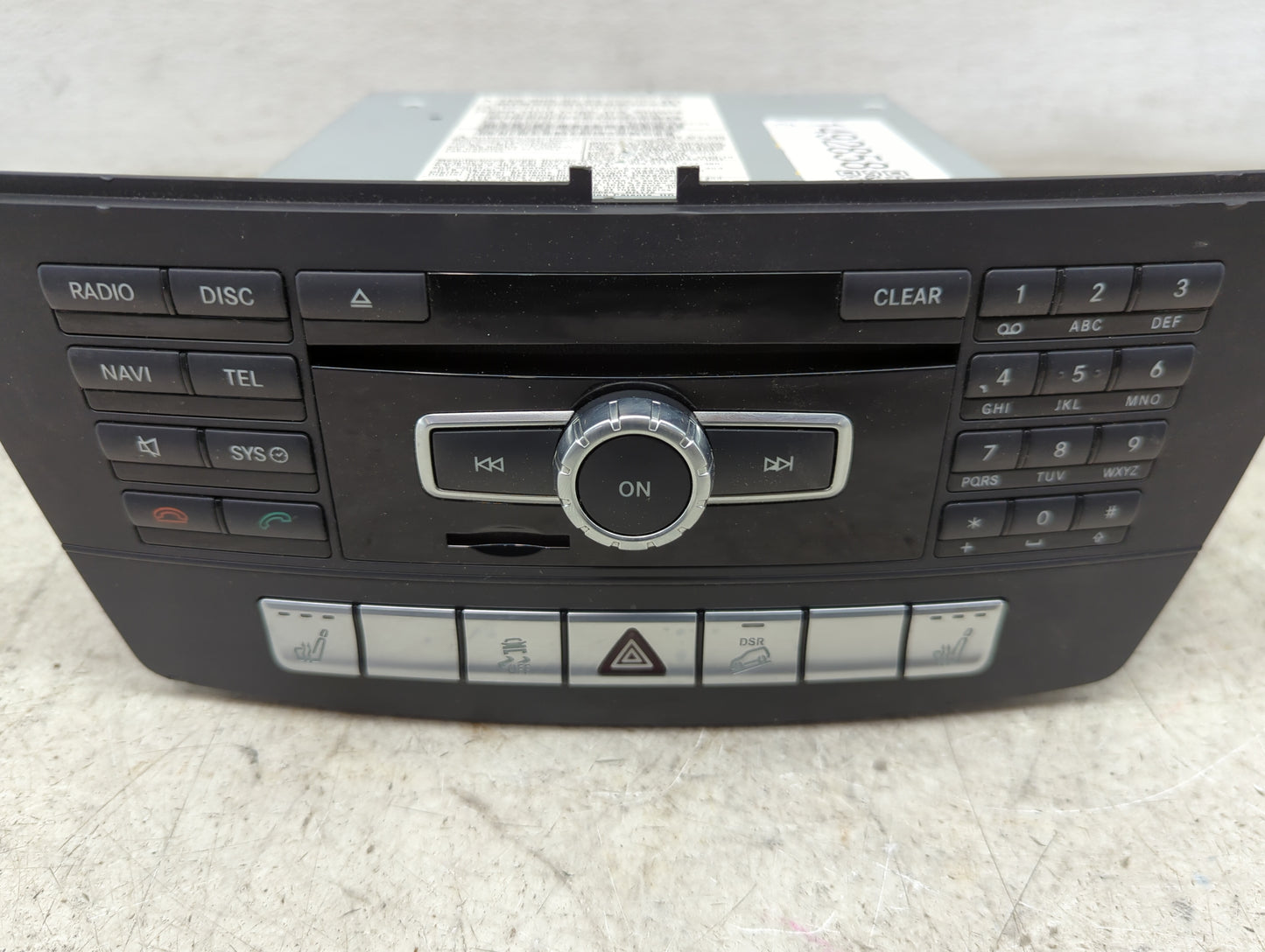 2012 Mercedes-Benz Ml350 Radio AM FM Cd Player Receiver Replacement P/N:A1669000204 A1669016301, A1729026003, 3AF787AA001 Fi