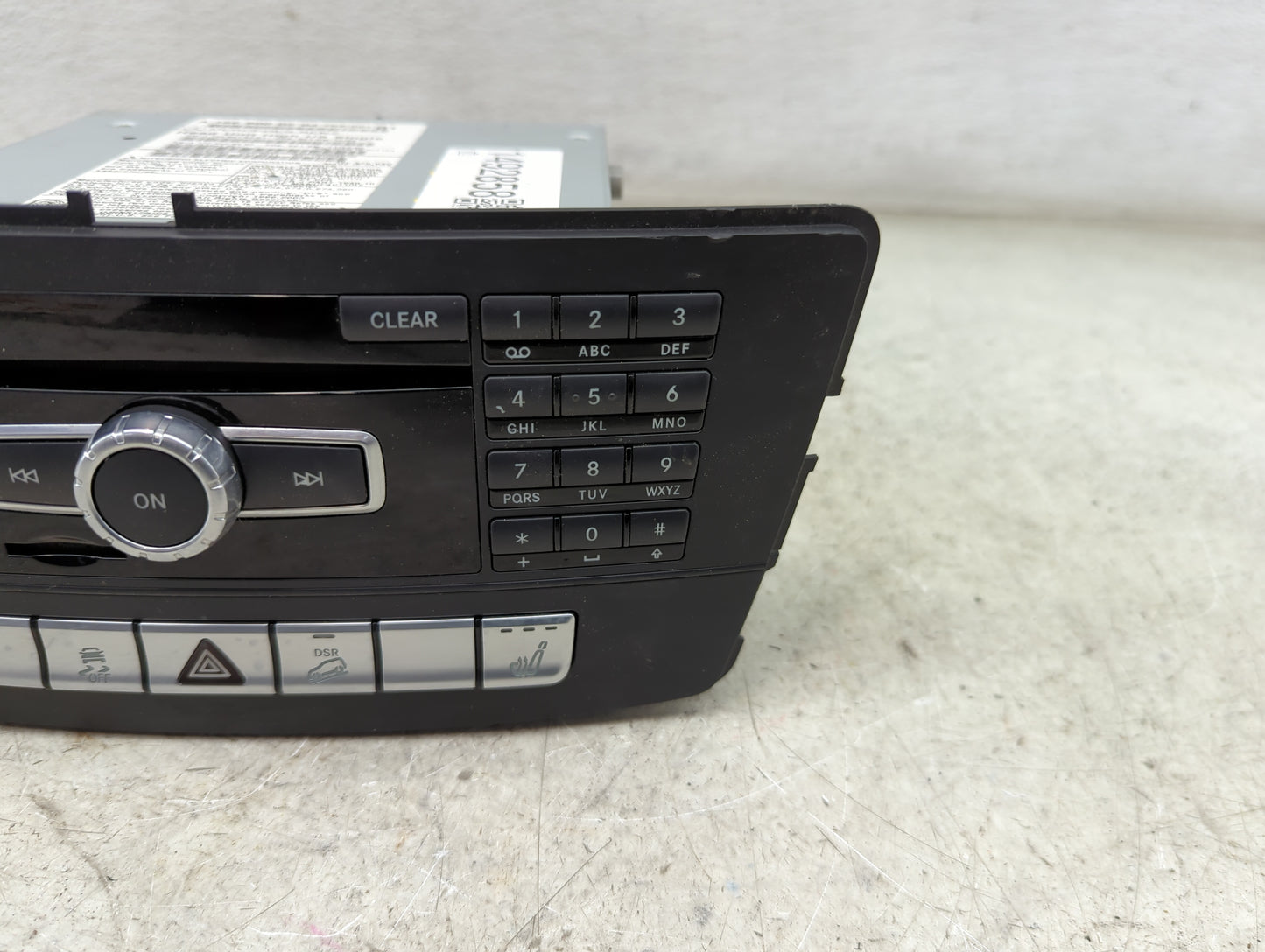 2012 Mercedes-Benz Ml350 Radio AM FM Cd Player Receiver Replacement P/N:A1669000204 A1669016301, A1729026003, 3AF787AA001 Fi