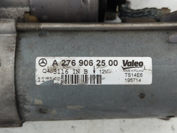 2012-2015 Mercedes-Benz Ml350 Car Starter Motor Solenoid OEM P/N:A 276 906 25 00 Fits Fits 2012 2013 2014 2015 2016 2017 2018 2019 OEM Used Auto Parts