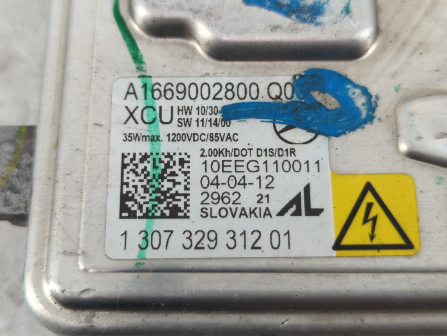 2012-2012 Mercedes-benz Ml350 Headlight Ballast Head Light - Oemusedautoparts1.com
