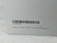 2012 Mercedes-Benz R350 Owners Manual Book Guide P/N:251 584 58 82 OEM Used Auto Parts - Oemusedautoparts1.com
