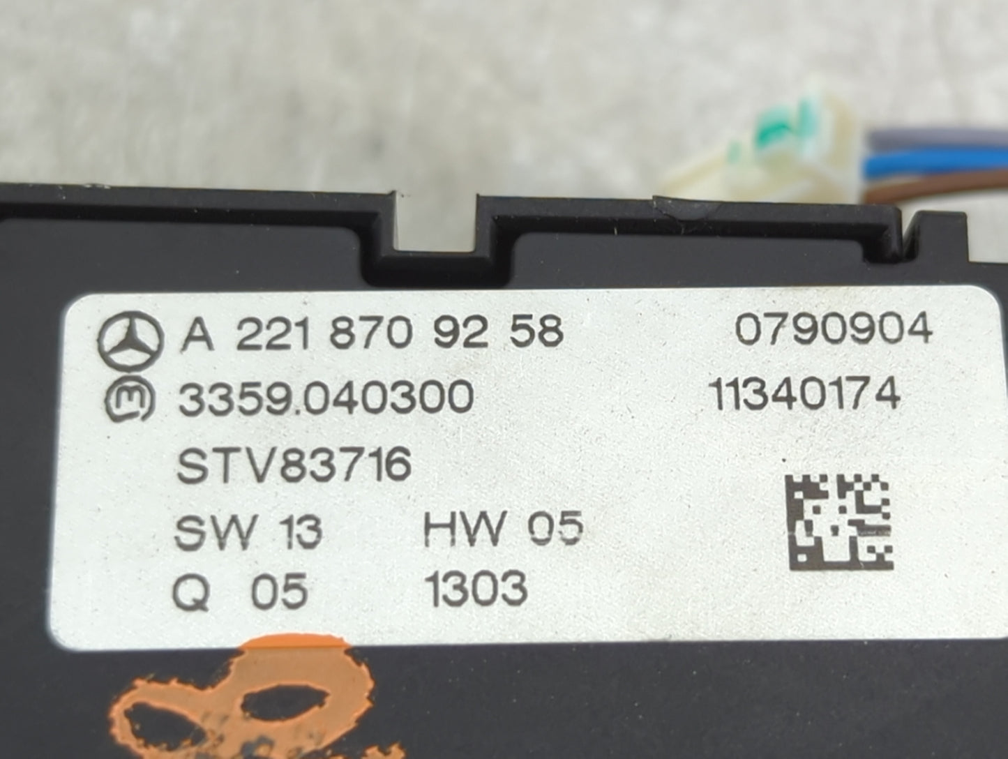 2012 Mercedes-benz S550 Driver Left Seat Switch - Oemusedautoparts1.com