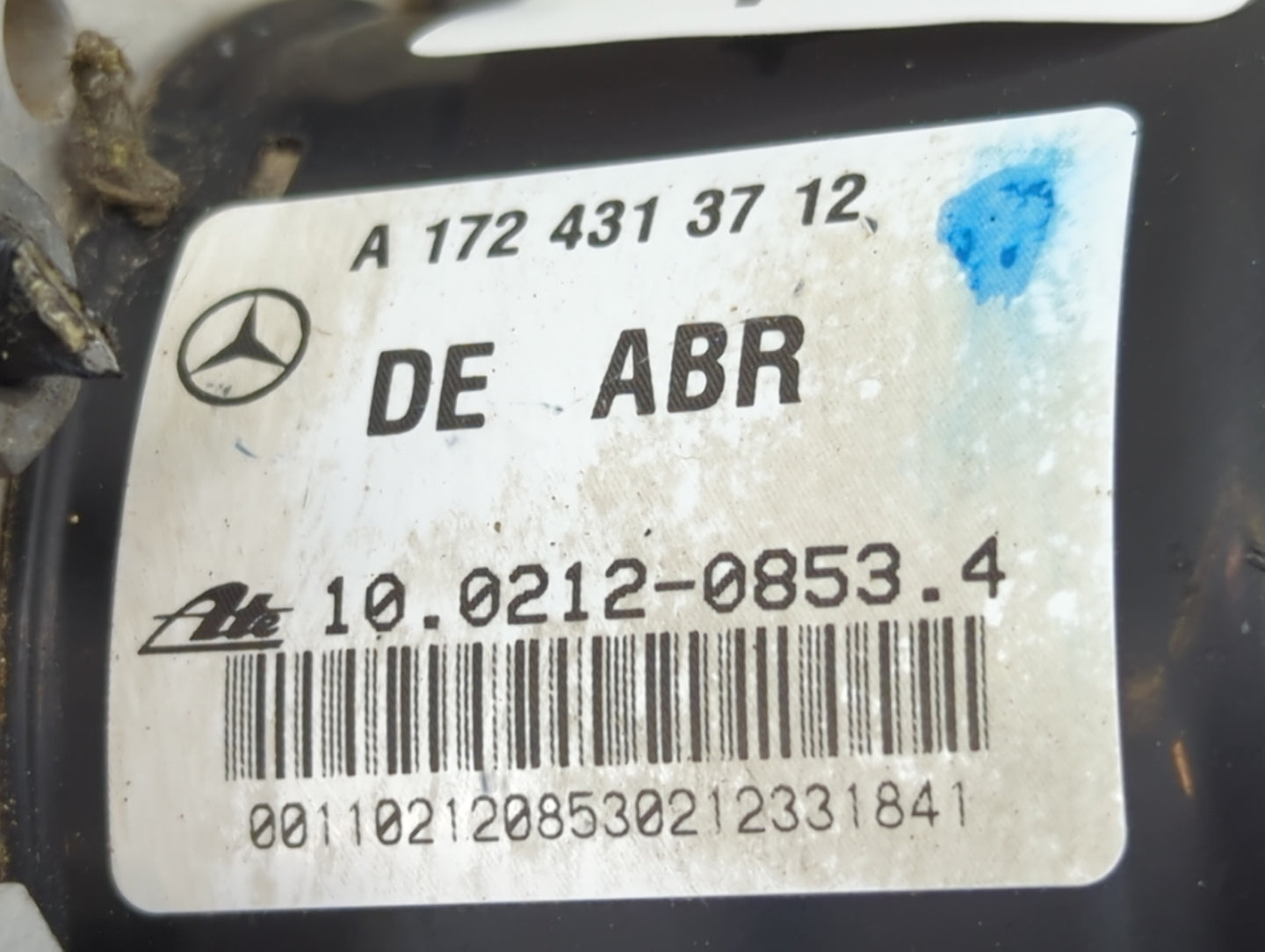 2012 Mercedes C-Class ABS Pump Control Module Replacement P/N:A1724313712 10.0212-0853.4, A0095404581 Fits OEM Used Auto Par