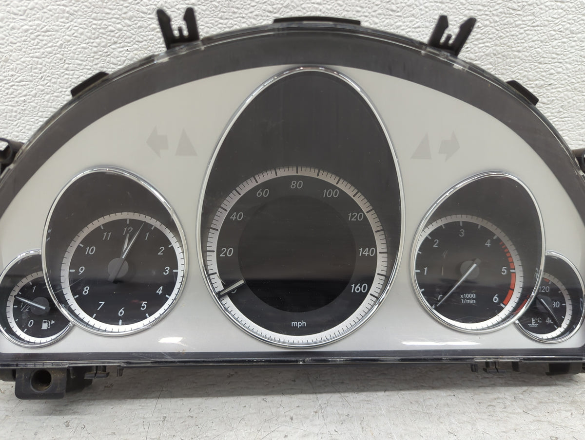 2012 Mercedes E350 Instrument Cluster Speedometer Gauges P/N:A2129004313 A2C33062000 Miles:110K Fits OEM Used Auto Parts - O