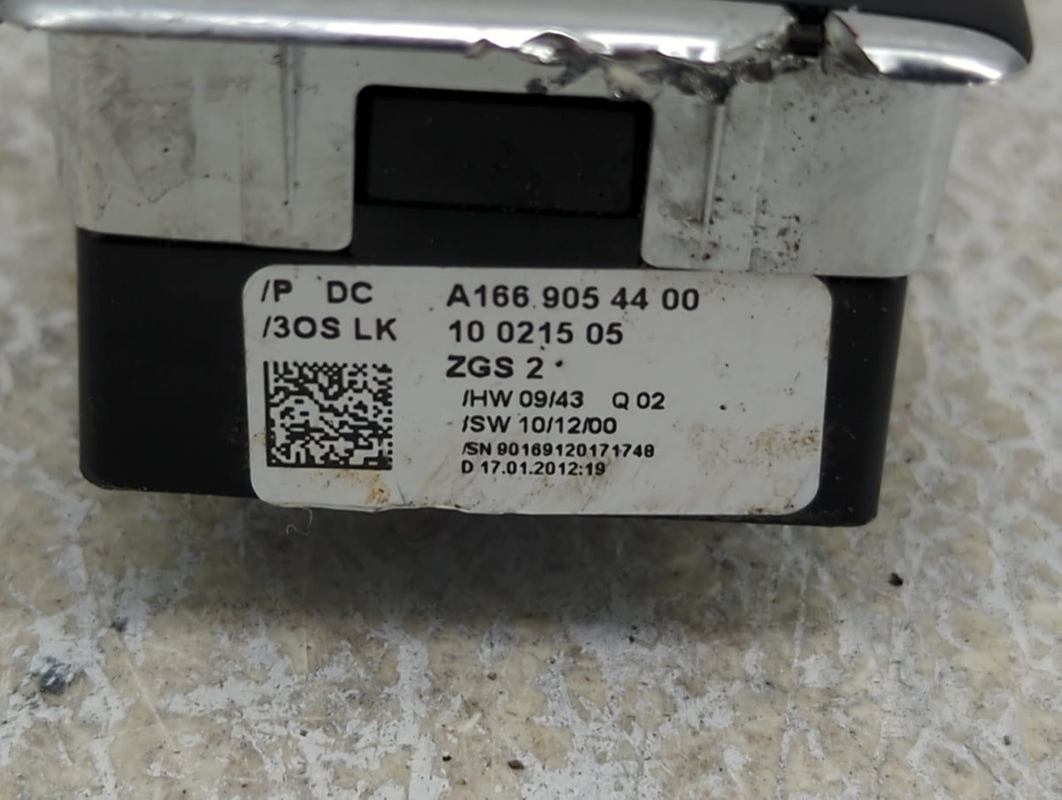 2012 Mercedes Ml350 Master Power Window Switch Replacement Driver Side Left P/N:A1669054400 1002150 5 Fits OEM Used Auto Par