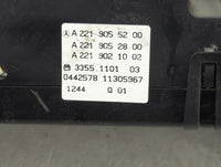2012 Mercedes Sclass Climate Control Module Temperature AC/Heater Replacement P/N:A2219055200 A2219052800 Fits Fits 2010 201