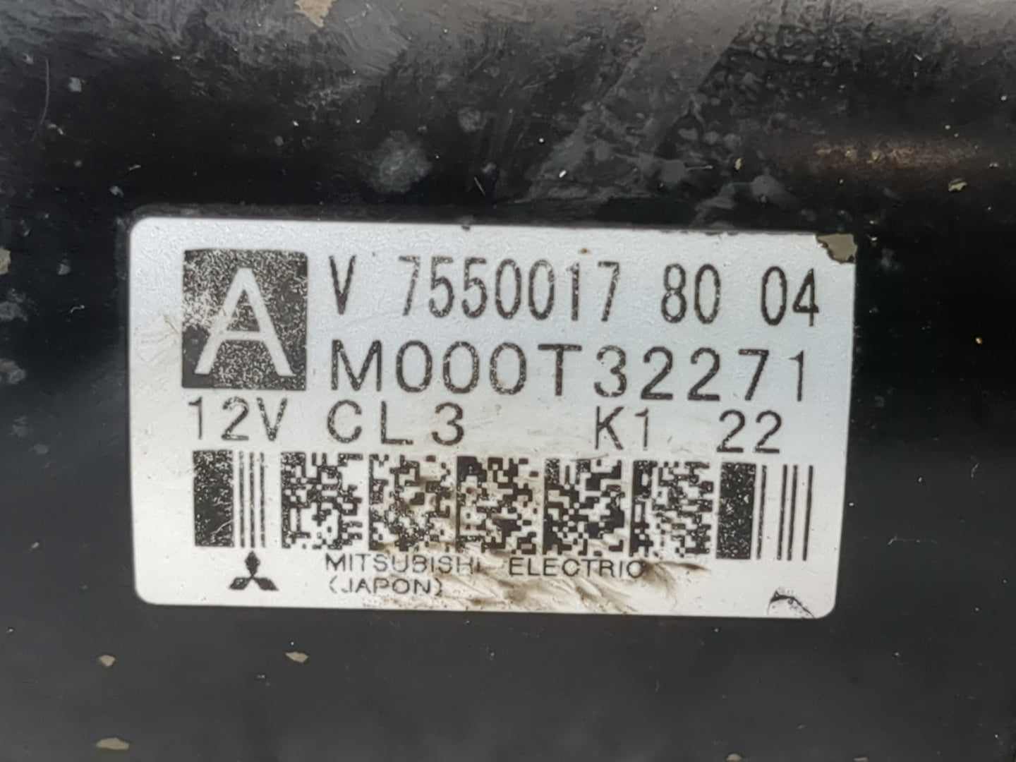 2008-2016 Mini Cooper Car Starter Motor Solenoid OEM P/N:M000T322271 7550017 Fits OEM Used Auto Parts - Oemusedautoparts1.co