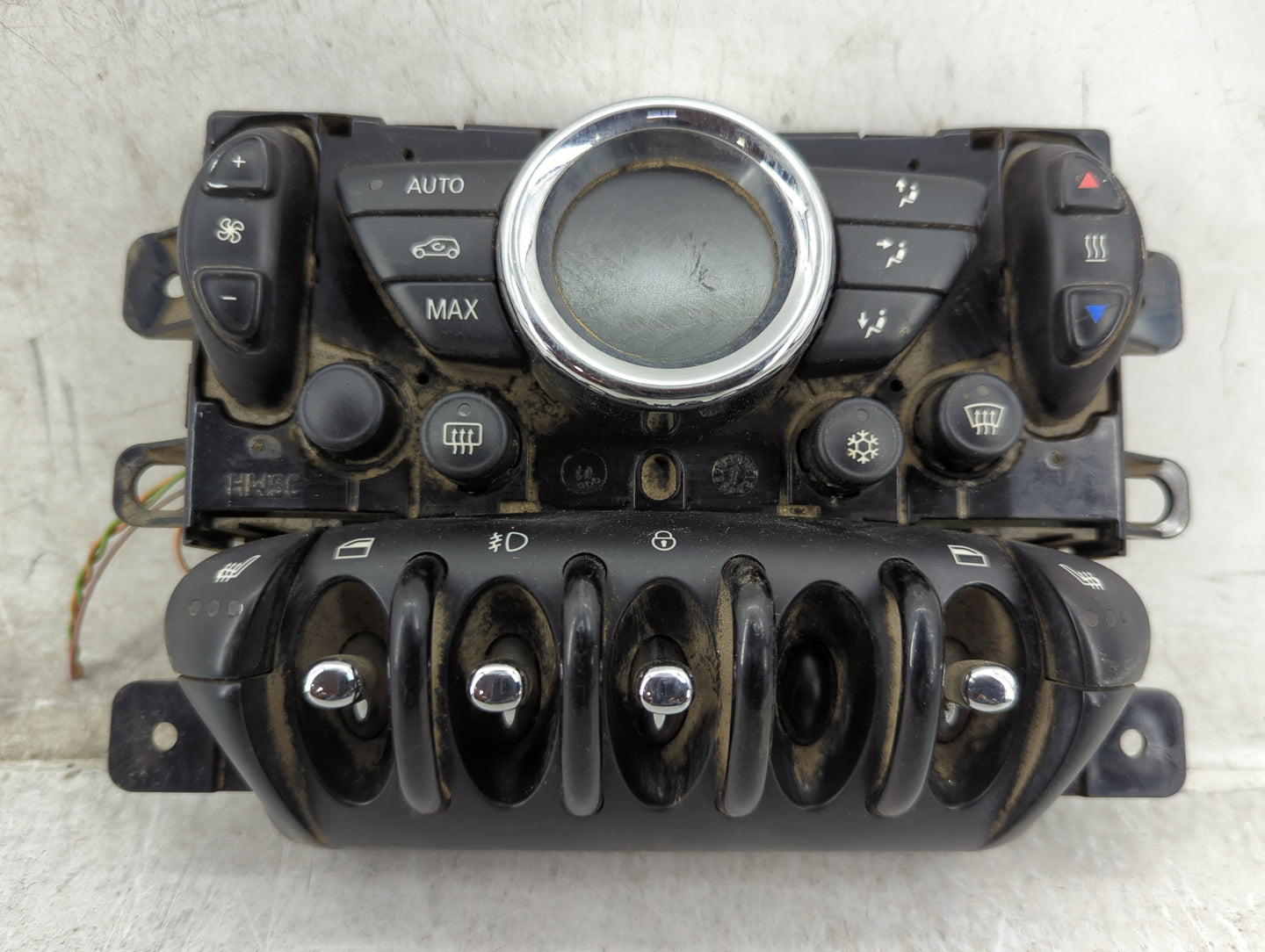 2012 Mini Cooper Climate Control Module Temperature AC/Heater Replacement Fits OEM Used Auto Parts - Oemusedautoparts1.com