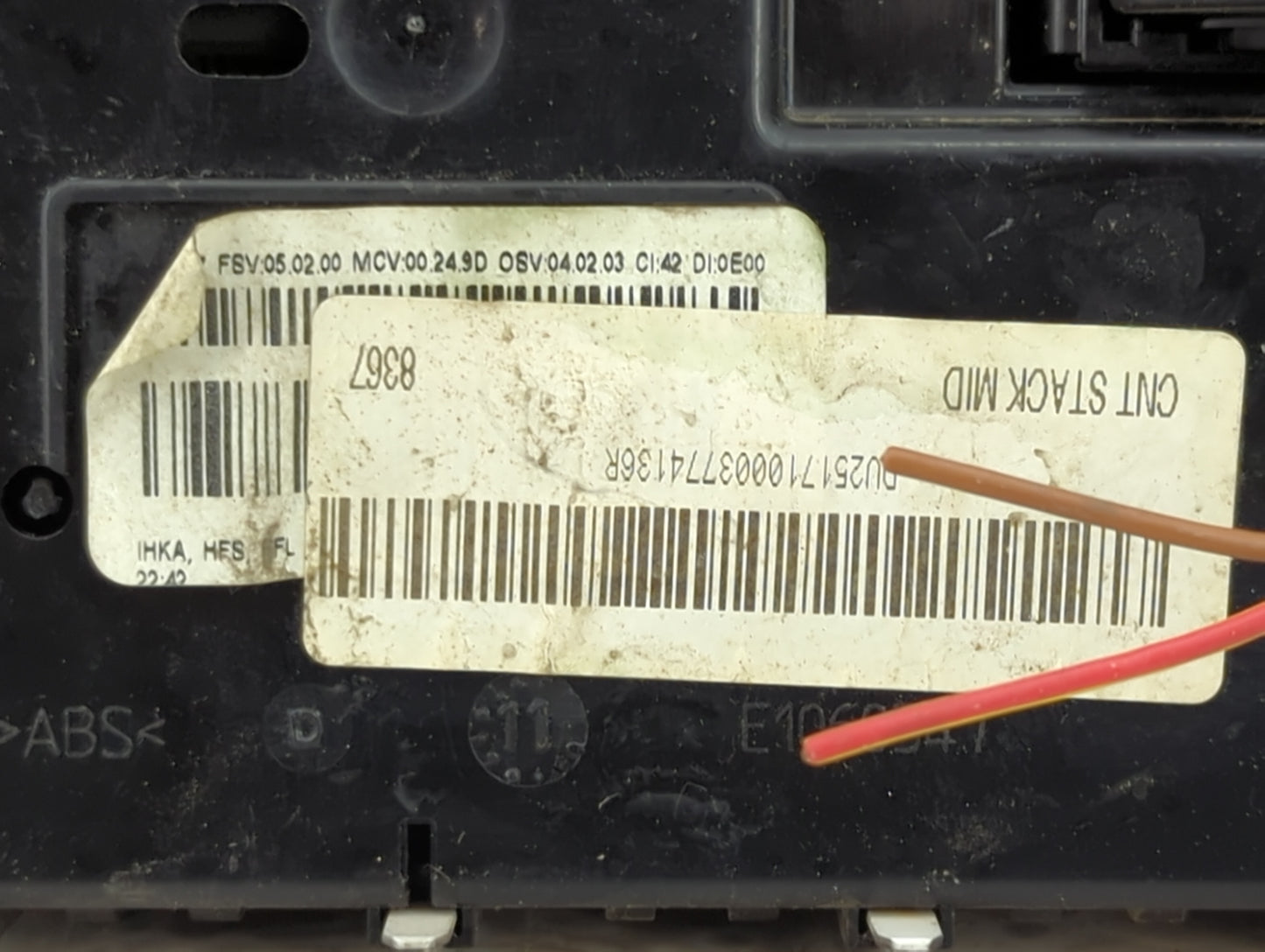 2012 Mini Cooper Climate Control Module Temperature AC/Heater Replacement Fits OEM Used Auto Parts - Oemusedautoparts1.com