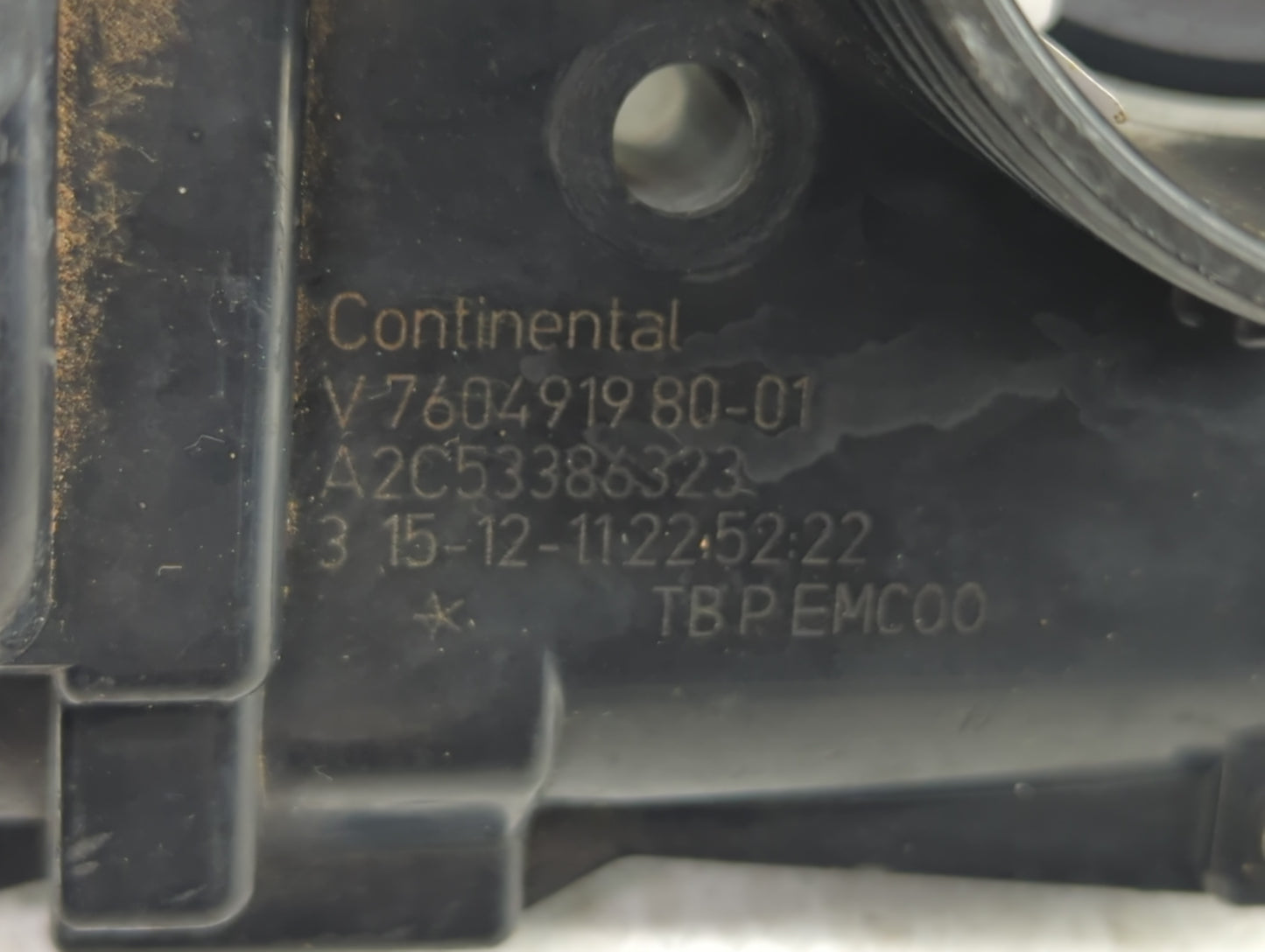 2008-2013 Mini Cooper Throttle Body P/N:A2C53386323 7604919 80-01 Fits Fits 2008 2009 2010 2011 2012 2013 OEM Used Auto Part