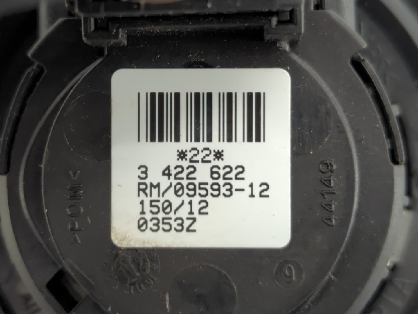 2011-2015 Mini Cooper Countryman Master Power Window Switch Replacement Driver Side Left P/N:3 422 622 9289624 Fits OEM Used