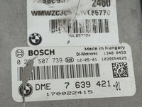 2012 Mini Countryman PCM Engine Control Computer ECU ECM PCU OEM P/N:0261S07739, DME 7 639 421-01, 7639421-01, 1039S54625 Fi