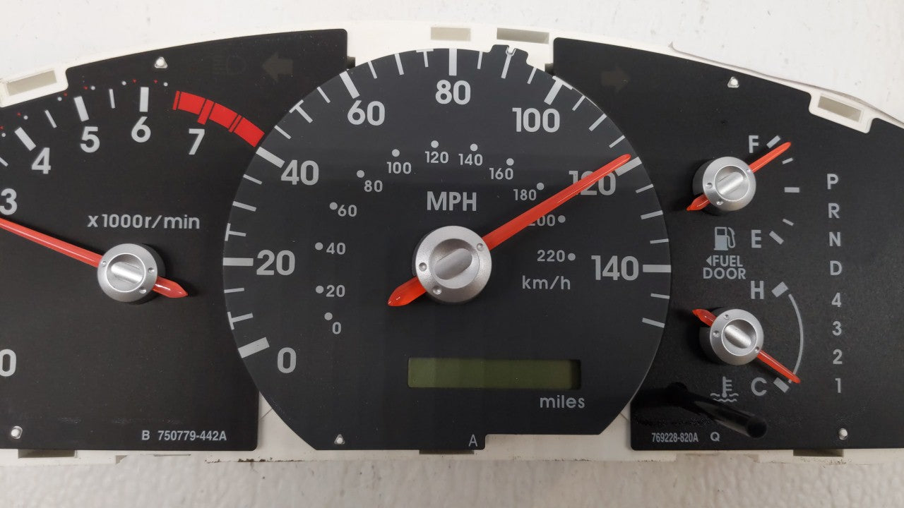 2012 Mitsubishi Galant Instrument Cluster Speedometer Gauges P/N:8100B222 Fits Fits 2009 OEM Used Auto Parts - Oemusedautopa