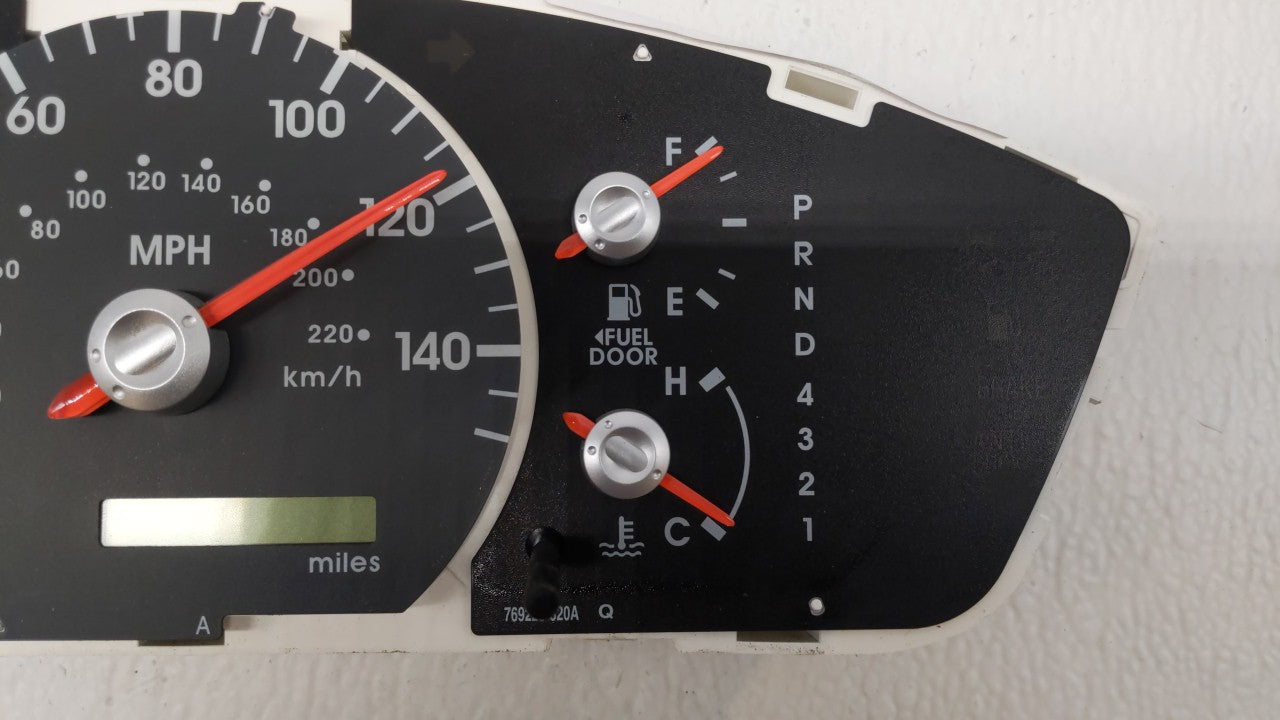2012 Mitsubishi Galant Instrument Cluster Speedometer Gauges P/N:8100B222 Fits Fits 2009 OEM Used Auto Parts - Oemusedautopa