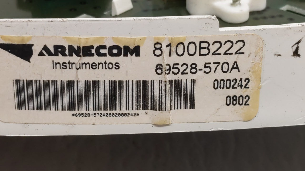 2012 Mitsubishi Galant Instrument Cluster Speedometer Gauges P/N:8100B222 Fits Fits 2009 OEM Used Auto Parts - Oemusedautopa