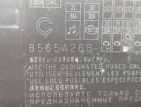 2012-2015 Mitsubishi Lancer Fusebox Fuse Box Panel Relay Module P/N:8565A268 Fits Fits 2012 2013 2014 2015 OEM Used Auto Par