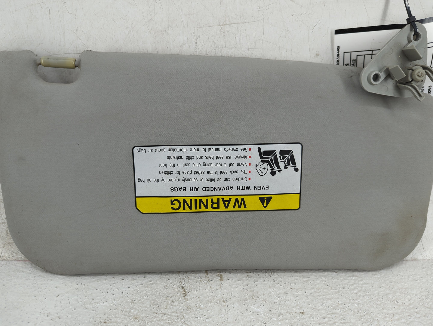 2007-2017 Mitsubishi Lancer Sun Visor Shade Replacement Driver Left Mirror Fits OEM Used Auto Parts - Oemusedautoparts1.com