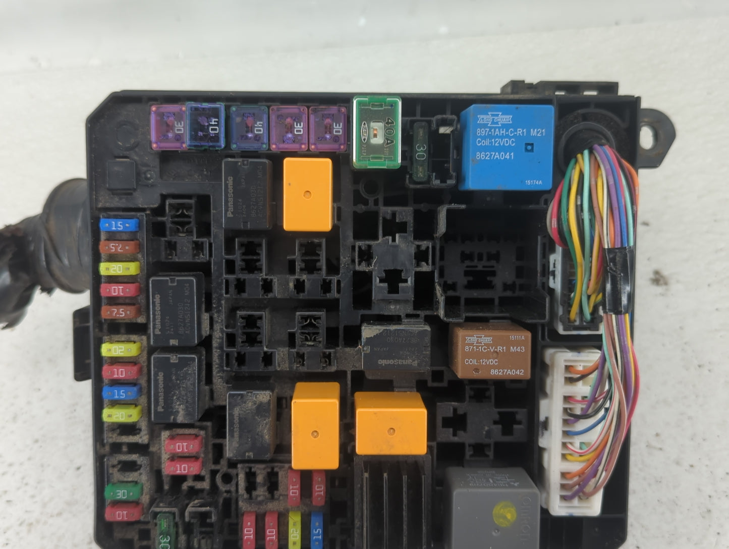 2012-2015 Mitsubishi Lancer Fusebox Fuse Box Panel Relay Module P/N:8565A024 Fits Fits 2012 2013 2014 2015 OEM Used Auto Par