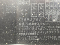 2012-2015 Mitsubishi Lancer Fusebox Fuse Box Panel Relay Module P/N:8565A024 Fits Fits 2012 2013 2014 2015 OEM Used Auto Par