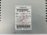2008-2013 Mitsubishi Outlander Radio AM FM Cd Player Receiver Replacement P/N:8701A470 Fits Fits 2008 2009 2010 2011 2012 20