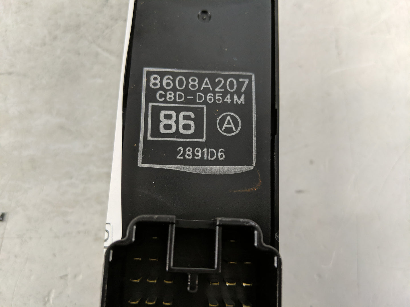 2011-2013 Mitsubishi Outlander Sport Master Power Window Switch Replacement Driver Side Left P/N:8608A207 Fits Fits 2011 201
