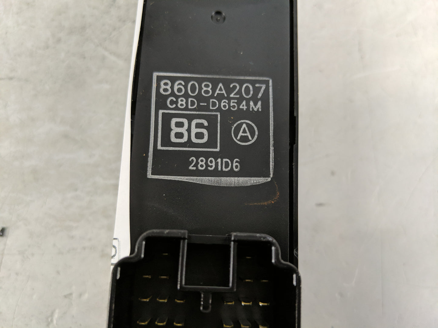2011-2013 Mitsubishi Outlander Sport Master Power Window Switch Replacement Driver Side Left P/N:8608A207 Fits Fits 2011 201