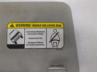 2011-2012 Mitsubishi Outlander Sport Sun Visor Shade Replacement Driver Left Mirror Fits Fits 2010 2011 2012 OEM Used Auto P