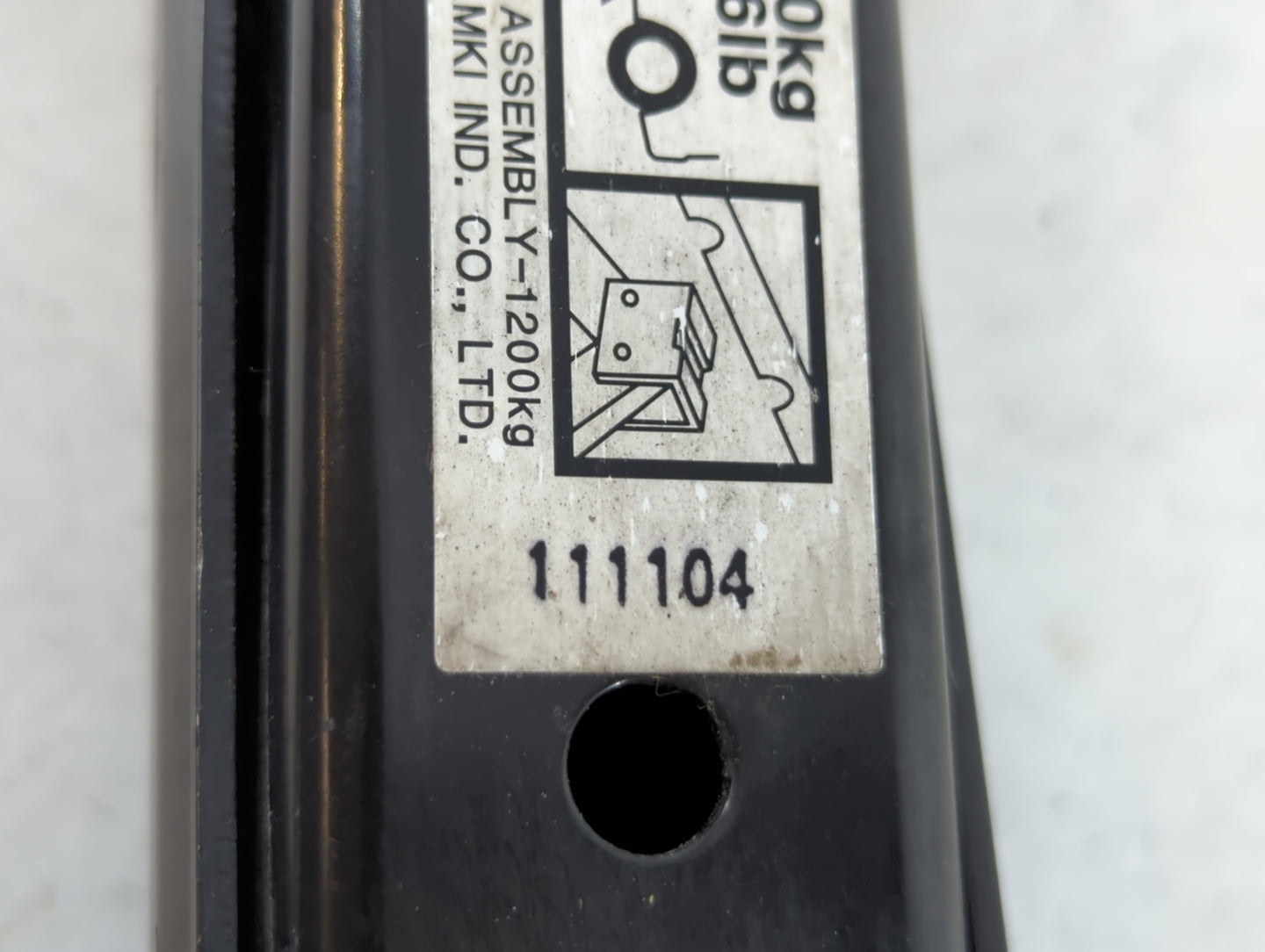 2012 Mitsubishi Outlander Sport Spare Scissor Car Jack - Oemusedautoparts1.com
