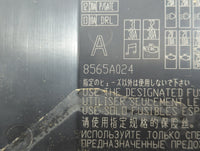 2012-2017 Mitsubishi Outlander Sport Fusebox Fuse Box Panel Relay Module P/N:8565A024 Fits Fits 2012 2013 2014 2015 2016 201