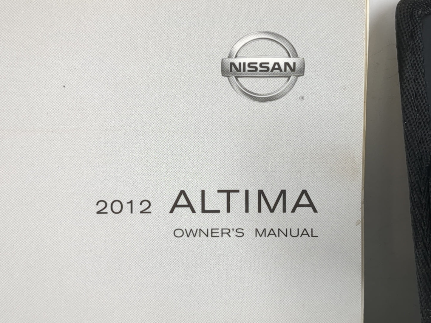 2012 Nissan Altima Owners Manual Book Guide OEM Used Auto Parts - Oemusedautoparts1.com