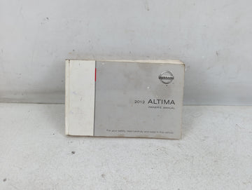 2012 Nissan Altima Owners Manual Book Guide P/N:OM2E 0L32U1 OEM Used Auto Parts - Oemusedautoparts1.com