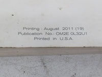 2012 Nissan Altima Owners Manual Book Guide P/N:OM2E 0L32U1 OEM Used Auto Parts - Oemusedautoparts1.com