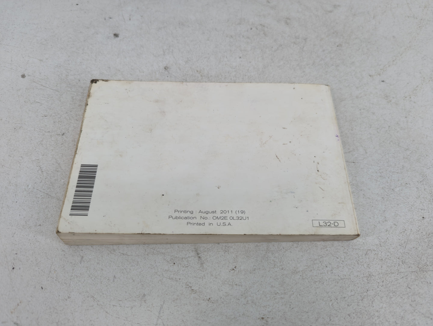 2012 Nissan Altima Owners Manual Book Guide P/N:OM2E 0L32U1 OEM Used Auto Parts - Oemusedautoparts1.com