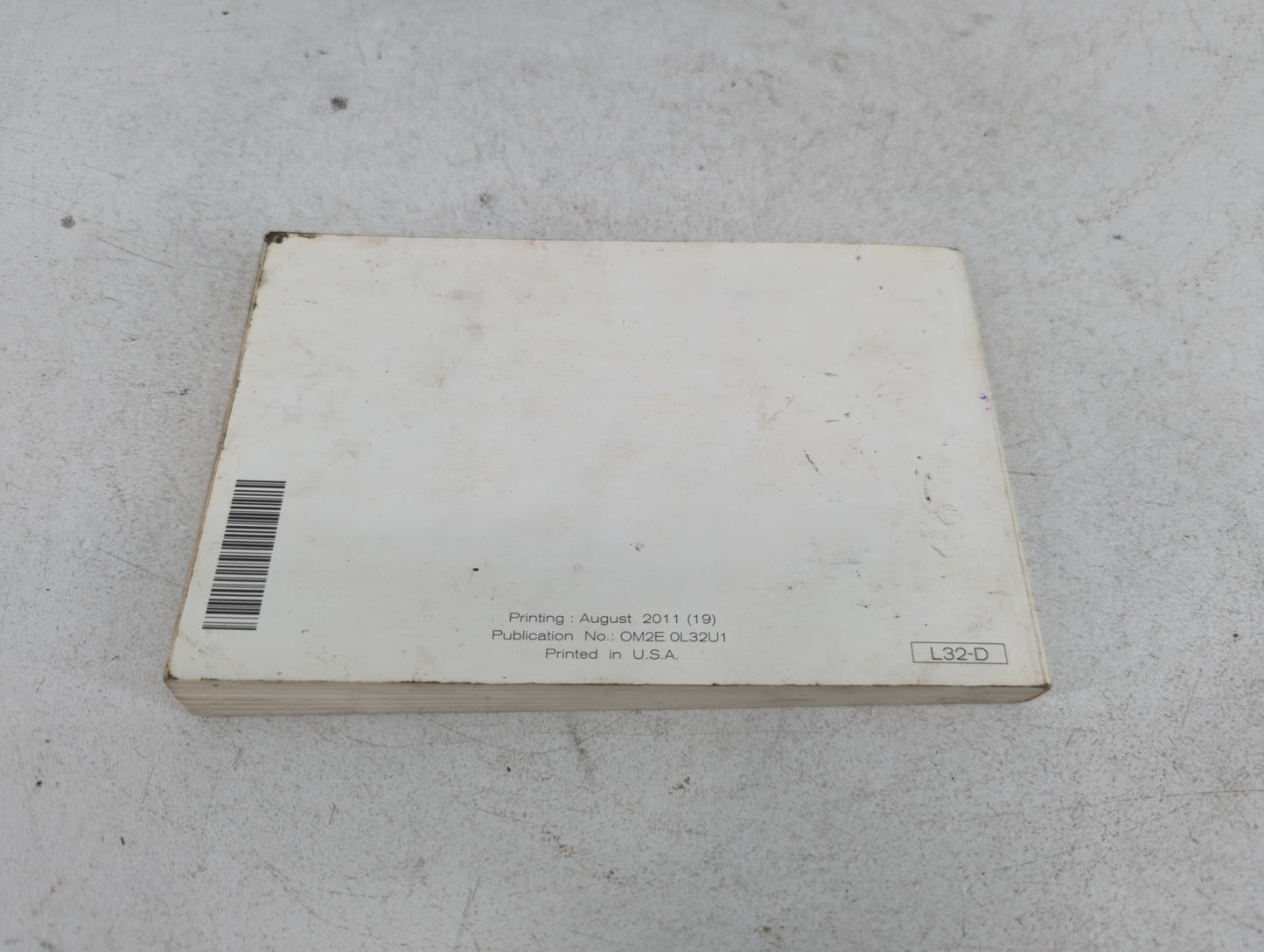 2012 Nissan Altima Owners Manual Book Guide P/N:OM2E 0L32U1 OEM Used Auto Parts - Oemusedautoparts1.com