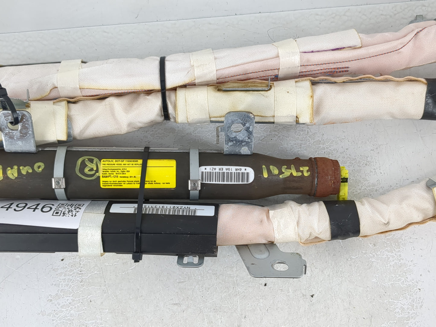 2011-2012 Nissan Altima Passenger Curtain Air Bag Oem - Oemusedautoparts1.com