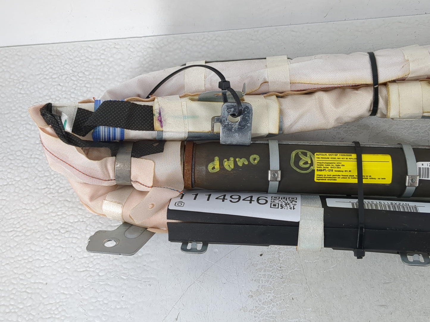 2011-2012 Nissan Altima Passenger Curtain Air Bag Oem - Oemusedautoparts1.com