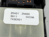2007-2012 Nissan Altima Master Power Window Switch Replacement Driver Side Left P/N:25401 ZN40C Fits OEM Used Auto Parts - O