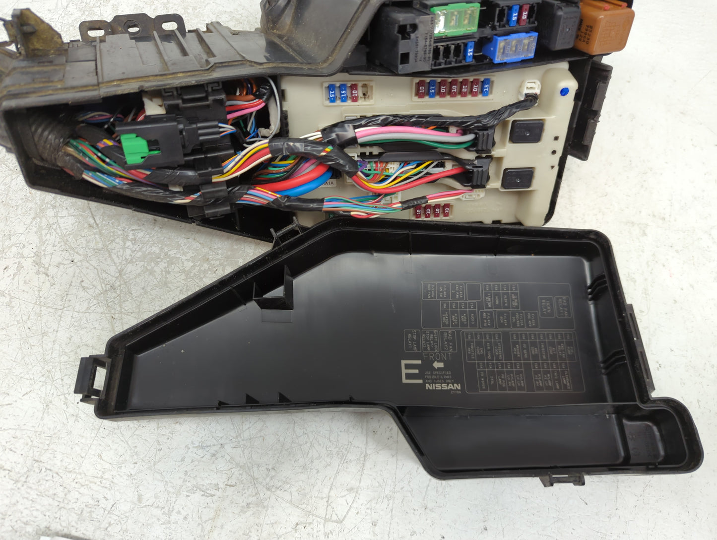 2011-2013 Nissan Altima Fusebox Fuse Box Panel Relay Module P/N:7154-9164-30 Fits Fits 2011 2012 2013 OEM Used Auto Parts - 