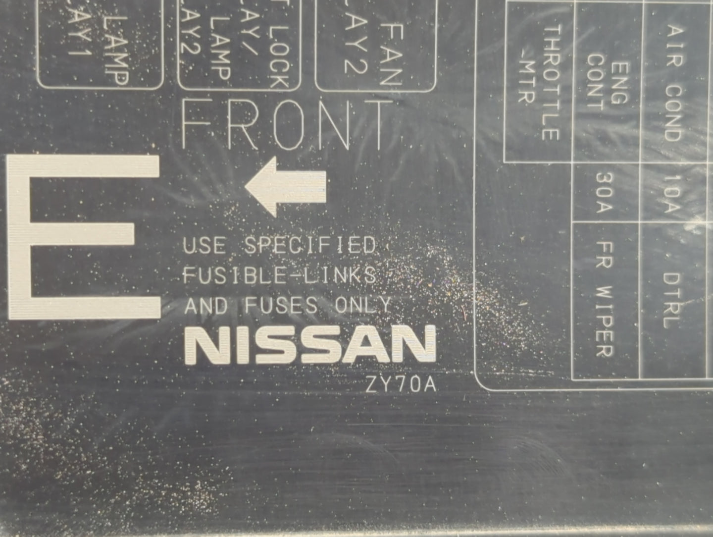 2011-2013 Nissan Altima Fusebox Fuse Box Panel Relay Module P/N:ZY70A Fits Fits 2011 2012 2013 OEM Used Auto Parts - Oemused
