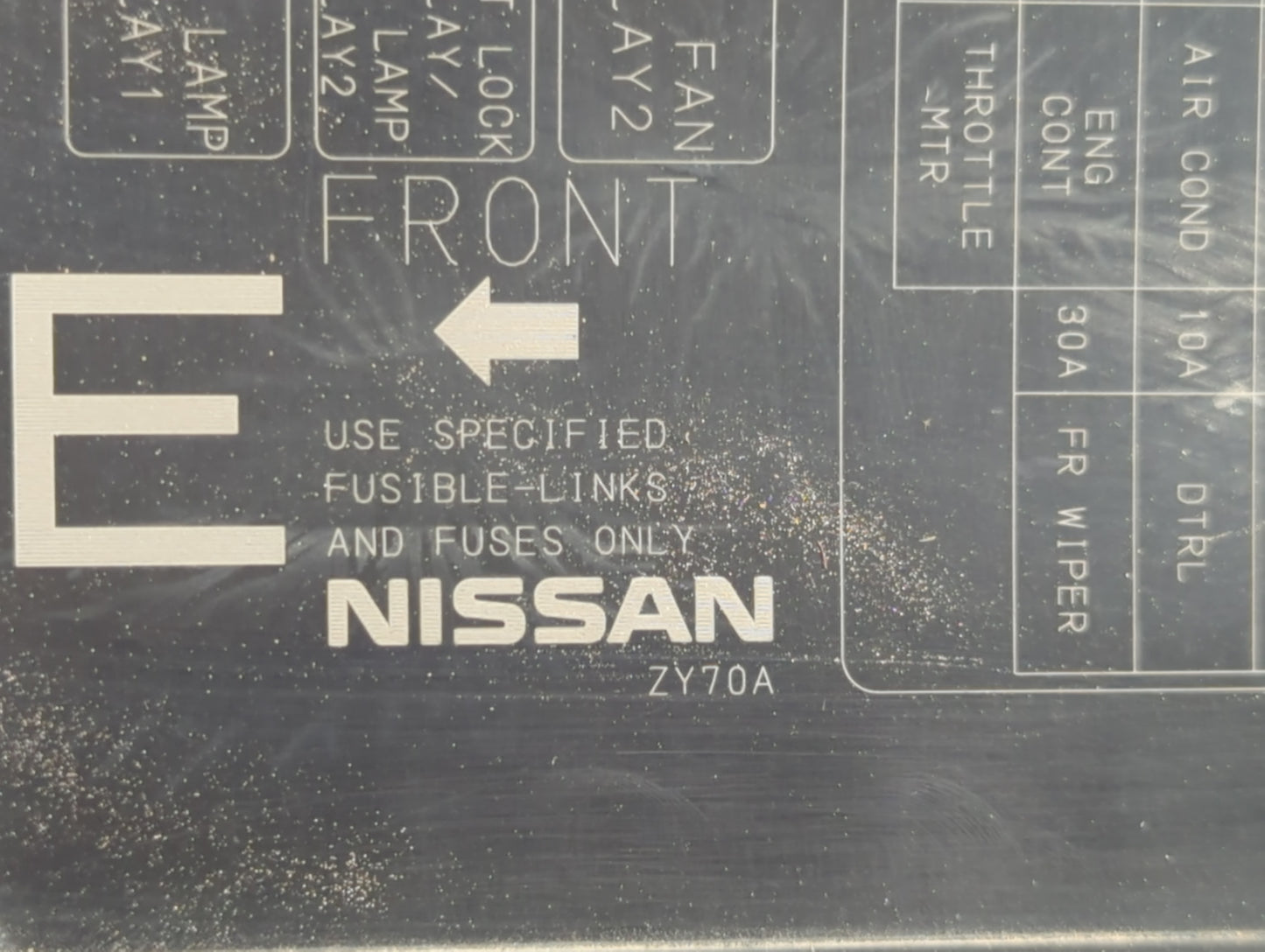 2011-2013 Nissan Altima Fusebox Fuse Box Panel Relay Module P/N:ZY70A Fits Fits 2011 2012 2013 OEM Used Auto Parts - Oemused