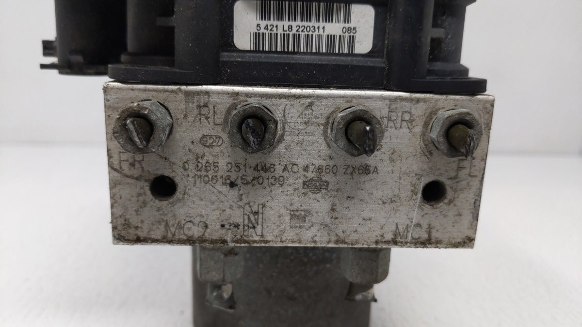 2011-2012 Nissan Altima Anti-Lock Brake ABS Pump Module Actuator OEM P/N:47660 ZX60A Fits Fits 2011 2012 OEM Used Auto Parts