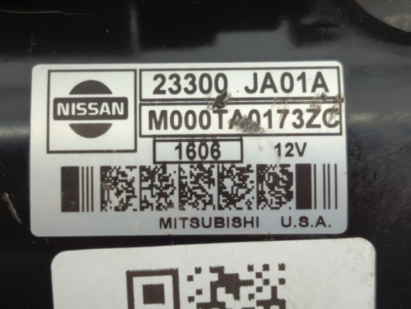 2007-2013 Nissan Altima Car Starter Motor Solenoid OEM P/N:23300 JA00A Fits Fits 2007 2008 2009 2010 2011 2012 2013 OEM Used