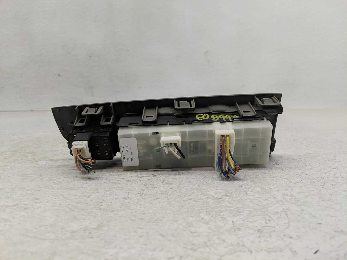 2007-2012 Nissan Altima Master Power Window Switch Replacement Driver Side Left P/N:743EA01 25401 ZN40C Fits OEM Used Auto P