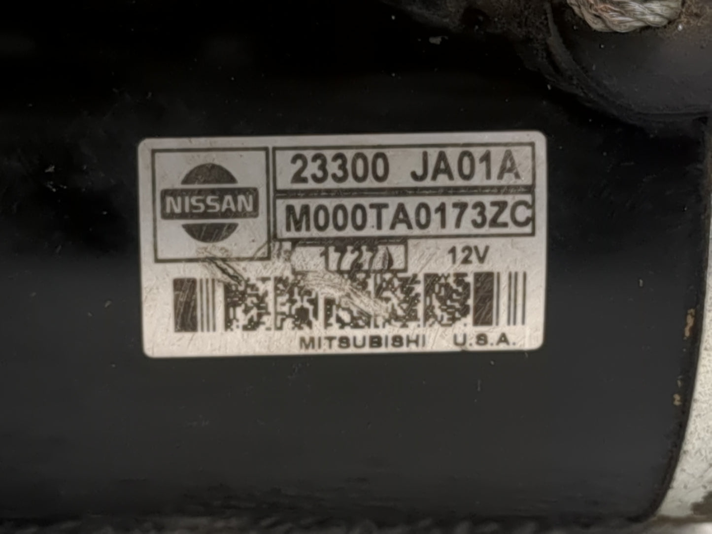 2007-2013 Nissan Altima Car Starter Motor Solenoid OEM P/N:23300 JA01A Fits Fits 2007 2008 2009 2010 2011 2012 2013 OEM Used