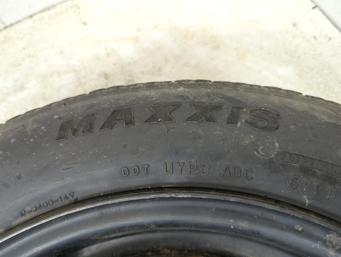 2007-2013 Nissan Altima Spare Donut Tire Wheel Rim Oem 1280375 - Oemusedautoparts1.com