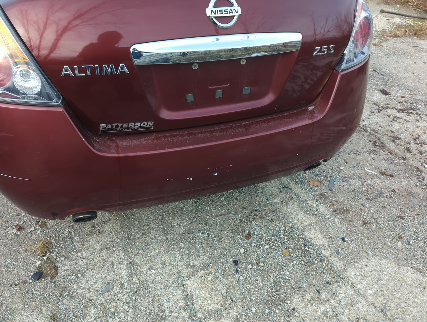 2007-2012 Nissan Altima Rear Bumper Assembly Oem - Oemusedautoparts1.com