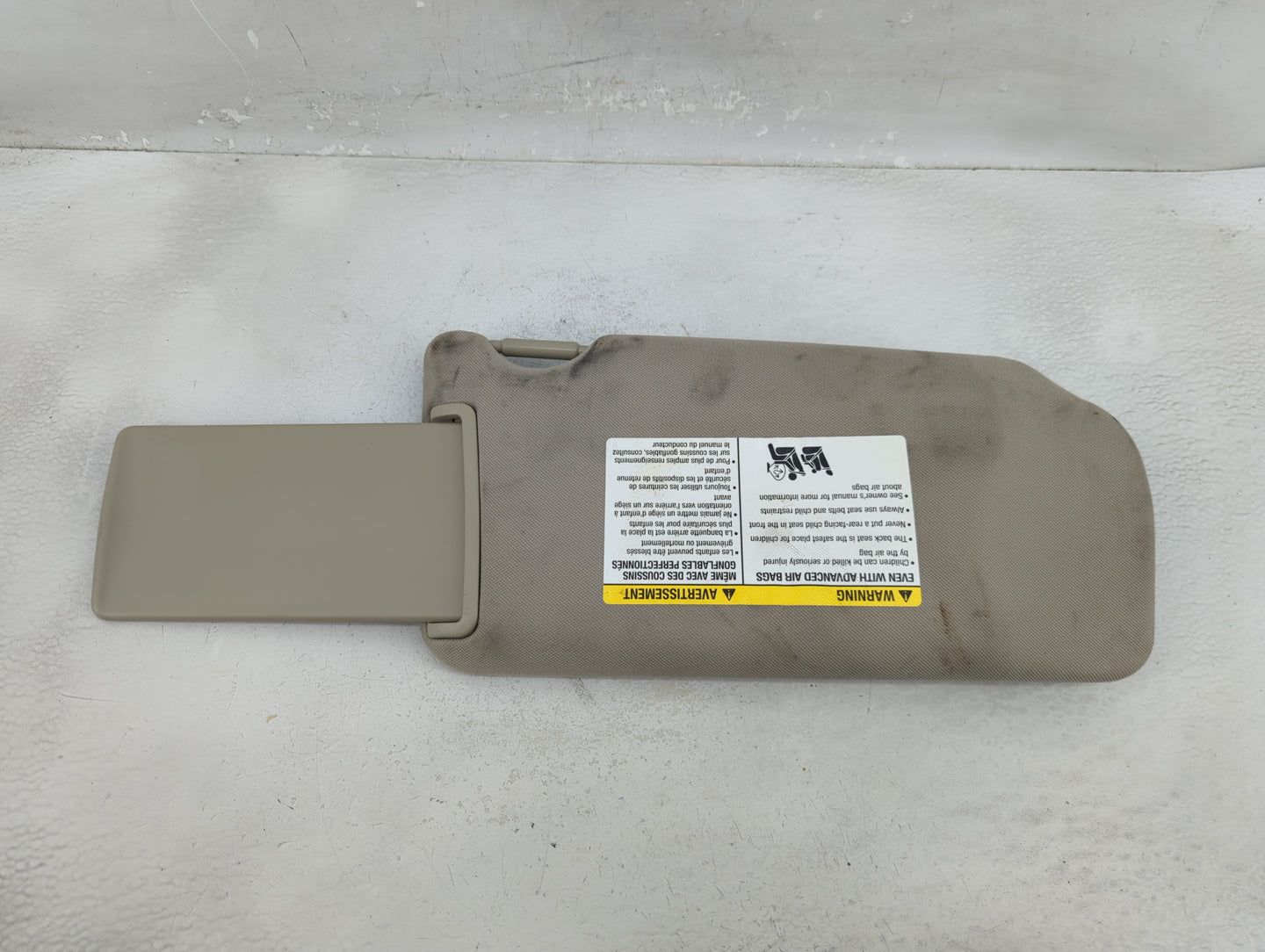 2010-2013 Nissan Altima Sun Visor Shade Replacement Driver Left Mirror Fits Fits 2010 2011 2012 2013 OEM Used Auto Parts - O