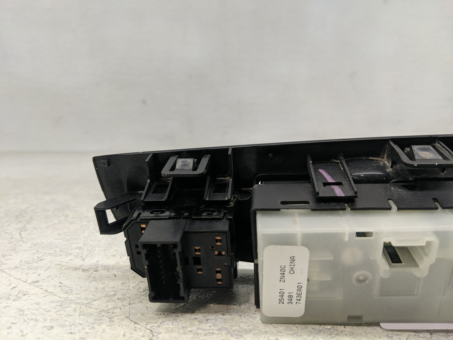 2007-2012 Nissan Altima Master Power Window Switch Replacement Driver Side Left P/N:25401 ZN40C Fits OEM Used Auto Parts - O